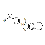 N-[4-(2-Cyano-2-propyl)phenyl]-3-methoxy-6,7,8,9-tetrahydro-5H-benzo[7]annulene-2-carboxamide