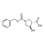 (3S,4R)-1-Cbz-4-hydroxypyrrolidine-3-carboxylic Acid