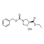 Ethyl (3R,4S)-1-Cbz-4-hydroxypyrrolidine-3-carboxylate