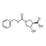 (3R,4S)-1-Cbz-4-hydroxypyrrolidine-3-carboxylic Acid