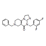 7-Benzyl-4-(2,4-difluorobenzyl)-1,2,6,7,8,9-hexahydroimidazo[1,2-a]pyrido[3,4-e]pyrimidin-5(4H)-one