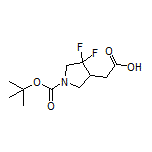 2-(1-Boc-4,4-difluoro-3-pyrrolidinyl)acetic Acid