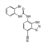 1-(2-Bromophenyl)-3-(4-cyano-1H-benzo[d][1,2,3]triazol-7-yl)urea