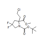 Methyl 1-Boc-2-(2-chloroethyl)-4,4-difluoropyrrolidine-2-carboxylate