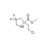 Methyl 2-(2-Chloroethyl)-4,4-difluoropyrrolidine-2-carboxylate