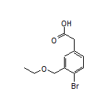 4-Bromo-3-(ethoxymethyl)phenylacetic Acid