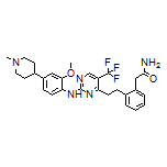 2-[2-[2-[2-[[2-Methoxy-4-(1-methyl-4-piperidyl)phenyl]amino]-5-(trifluoromethyl)-4-pyrimidinyl]ethyl]phenyl]acetamide