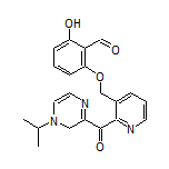 2-Hydroxy-6-[[2-(1-isopropyl-5-pyrazoyl)-3-pyridyl]methoxy]benzaldehyde