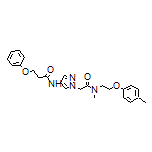 N-[1-[2-[Methyl[2-(p-tolyloxy)ethyl]amino]-2-oxoethyl]-4-pyrazolyl]-3-phenoxypropanamide