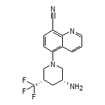 5-[(3R,5S)-3-氨基-5-(三氟甲基)-1-哌啶基]喹啉-8-甲腈