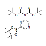 6-(Di-Boc-amino)pyrazine-2-boronic Acid Pinacol Ester