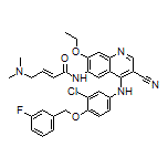 (E)-N-[4-[[3-Chloro-4-[(3-fluorobenzyl)oxy]phenyl]amino]-3-cyano-7-ethoxy-6-quinolyl]-4-(dimethylamino)-2-butenamide