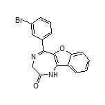 5-(3-Bromophenyl)-1H-benzofuro[3,2-e][1,4]diazepin-2(3H)-one