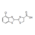 2-(4-Chlorobenzo[d]thiazol-2-yl)-4,5-dihydrothiazole-4-carboxylic Acid