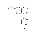 4-(6-Methoxy-3,4-dihydro-1-naphthyl)phenol