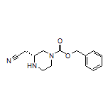 (R)-2-(4-Cbz-2-piperazinyl)acetonitrile