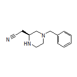 (S)-2-(4-Benzyl-2-piperazinyl)acetonitrile