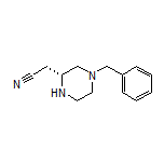 (R)-2-(4-Benzyl-2-piperazinyl)acetonitrile