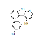3-[(9H-Pyrido[2,3-b]indol-4-yl)amino]phenol