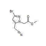 Methyl 2-[3-Bromo-5-(cyanomethyl)-1H-pyrazol-1-yl]acetate