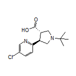 (3S,4S)-1-(tert-Butyl)-4-(5-chloro-2-pyridyl)pyrrolidine-3-carboxylic Acid