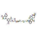 2-[[2,6-Dimethoxy-4-(2-methyl-1-oxo-1,2-dihydro-2,7-naphthyridin-4-yl)benzyl](methyl)amino]-N-[2-[2-[2-[[2-(2,6-dioxo-3-piperidyl)-1,3-dioxo-4-isoindolinyl]amino]ethoxy]ethoxy]ethyl]acetamide