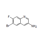 3-Amino-6-bromo-7-fluoroquinoline