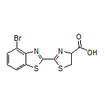 2-(4-Bromobenzo[d]thiazol-2-yl)-4,5-dihydrothiazole-4-carboxylic Acid