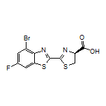 (S)-2-(4-Bromo-6-fluorobenzo[d]thiazol-2-yl)-4,5-dihydrothiazole-4-carboxylic Acid