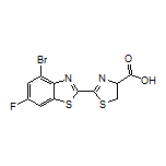 2-(4-Bromo-6-fluorobenzo[d]thiazol-2-yl)-4,5-dihydrothiazole-4-carboxylic Acid