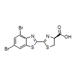 (S)-2-(4,6-Dibromobenzo[d]thiazol-2-yl)-4,5-dihydrothiazole-4-carboxylic Acid