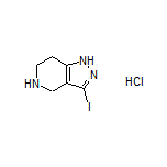 3-Iodo-4,5,6,7-tetrahydro-1H-pyrazolo[4,3-c]pyridine Hydrochloride