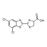 2-(5,7-Dichlorobenzo[d]thiazol-2-yl)-4,5-dihydrothiazole-4-carboxylic Acid