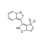 3-(7aH-Indol-3-yl)-2,6a-dihydrothieno[2,3-d]isoxazole 4,4-Dioxide