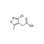 2-(3-Chloro-5-methyl-4-isoxazolyl)acetic Acid