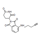 2-(2,6-Dioxo-3-piperidyl)-4-(4-pentyn-1-ylamino)isoindoline-1,3-dione