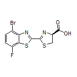 (S)-2-(4-Bromo-7-fluorobenzo[d]thiazol-2-yl)-4,5-dihydrothiazole-4-carboxylic Acid