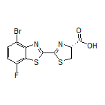 (R)-2-(4-Bromo-7-fluorobenzo[d]thiazol-2-yl)-4,5-dihydrothiazole-4-carboxylic Acid