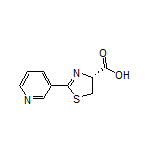 (R)-2-(Pyridin-3-yl)-4,5-dihydrothiazole-4-carboxylic Acid