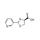 (S)-2-(Pyridin-3-yl)-4,5-dihydrothiazole-4-carboxylic Acid