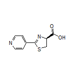 (S)-2-(Pyridin-4-yl)-4,5-dihydrothiazole-4-carboxylic Acid