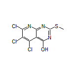 5,6,7-Trichloro-2-(methylthio)pyrido[2,3-d]pyrimidin-4-ol