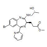 Methyl 3-[(R)-7-Bromo-2-[[(R)-2-hydroxypropyl]amino]-5-(2-pyridyl)-3H-benzo[e][1,4]diazepin-3-yl]propanoate