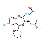 Methyl 3-[(R)-7-Bromo-2-[[(S)-2-hydroxypropyl]amino]-5-(2-pyridyl)-3H-benzo[e][1,4]diazepin-3-yl]propanoate