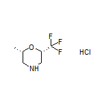 (2S,6S)-2-Methyl-6-(trifluoromethyl)morpholine Hydrochloride