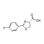 (R)-2-(4-Fluorophenyl)-4,5-dihydrothiazole-4-carboxylic Acid