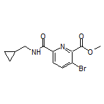 Methyl 3-Bromo-6-[(cyclopropylmethyl)carbamoyl]pyridine-2-carboxylate