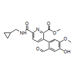 Methyl 6-[(Cyclopropylmethyl)carbamoyl]-3-(2-formyl-4-hydroxy-5-methoxyphenyl)pyridine-2-carboxylate