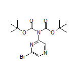 6-Bromo-N,N-di-Boc-pyrazin-2-amine