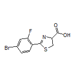 2-(4-Bromo-2-fluorophenyl)-4,5-dihydrothiazole-4-carboxylic Acid